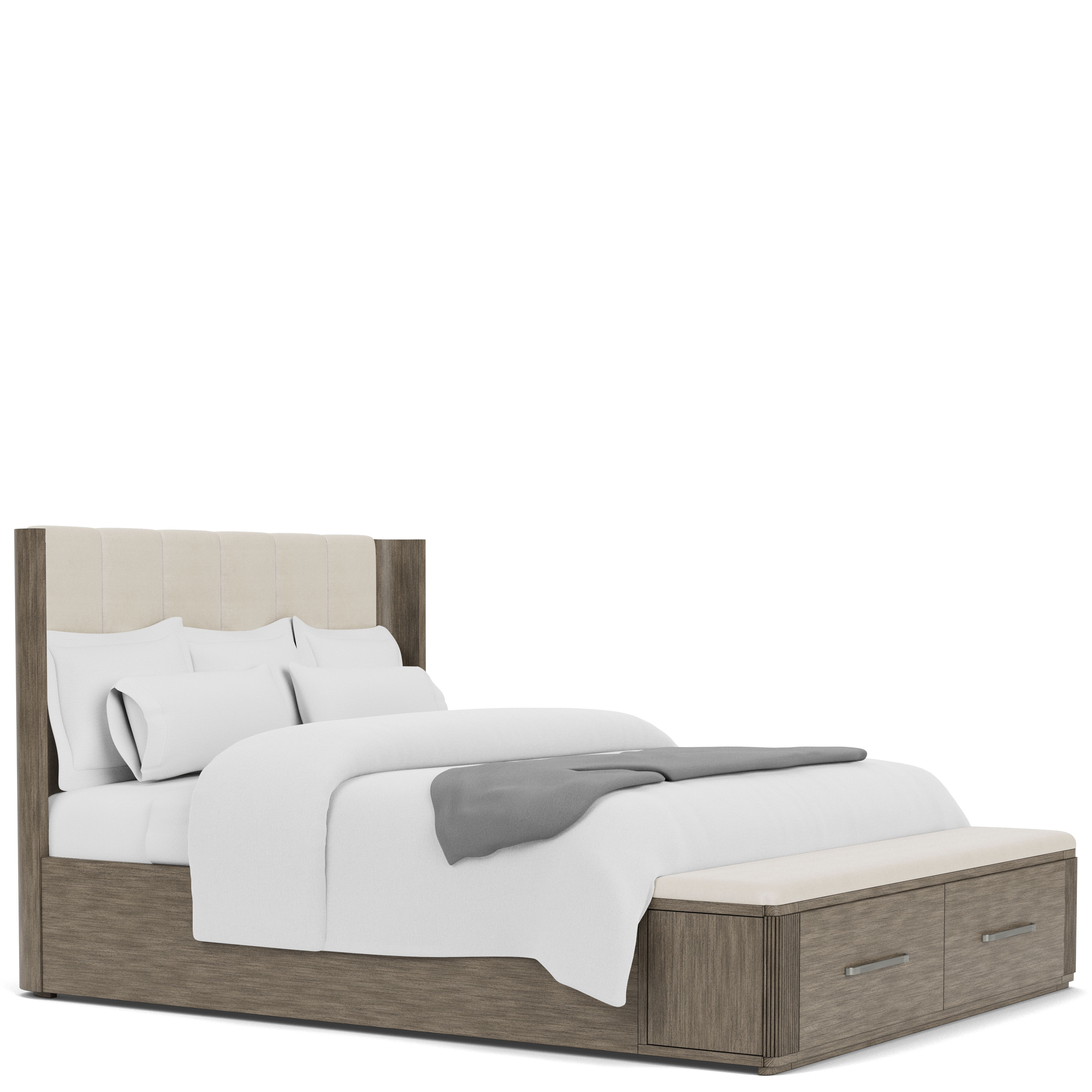 Sariel Upholstered Storage Bed with Bench