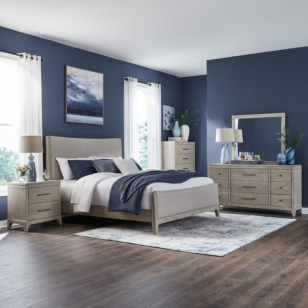 New Haven Upholstered Bedroom Set