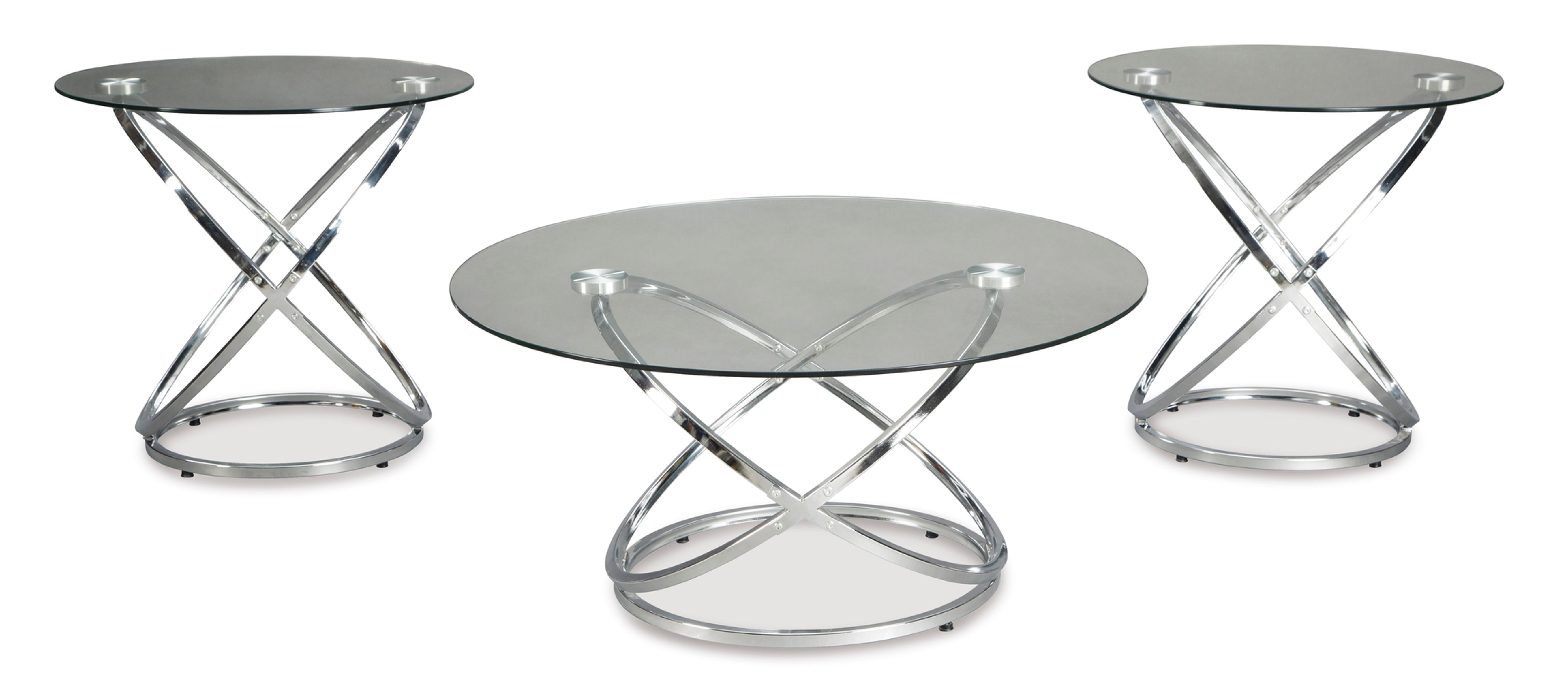 Hollynyx 3 Piece Coffee and End Tables Set