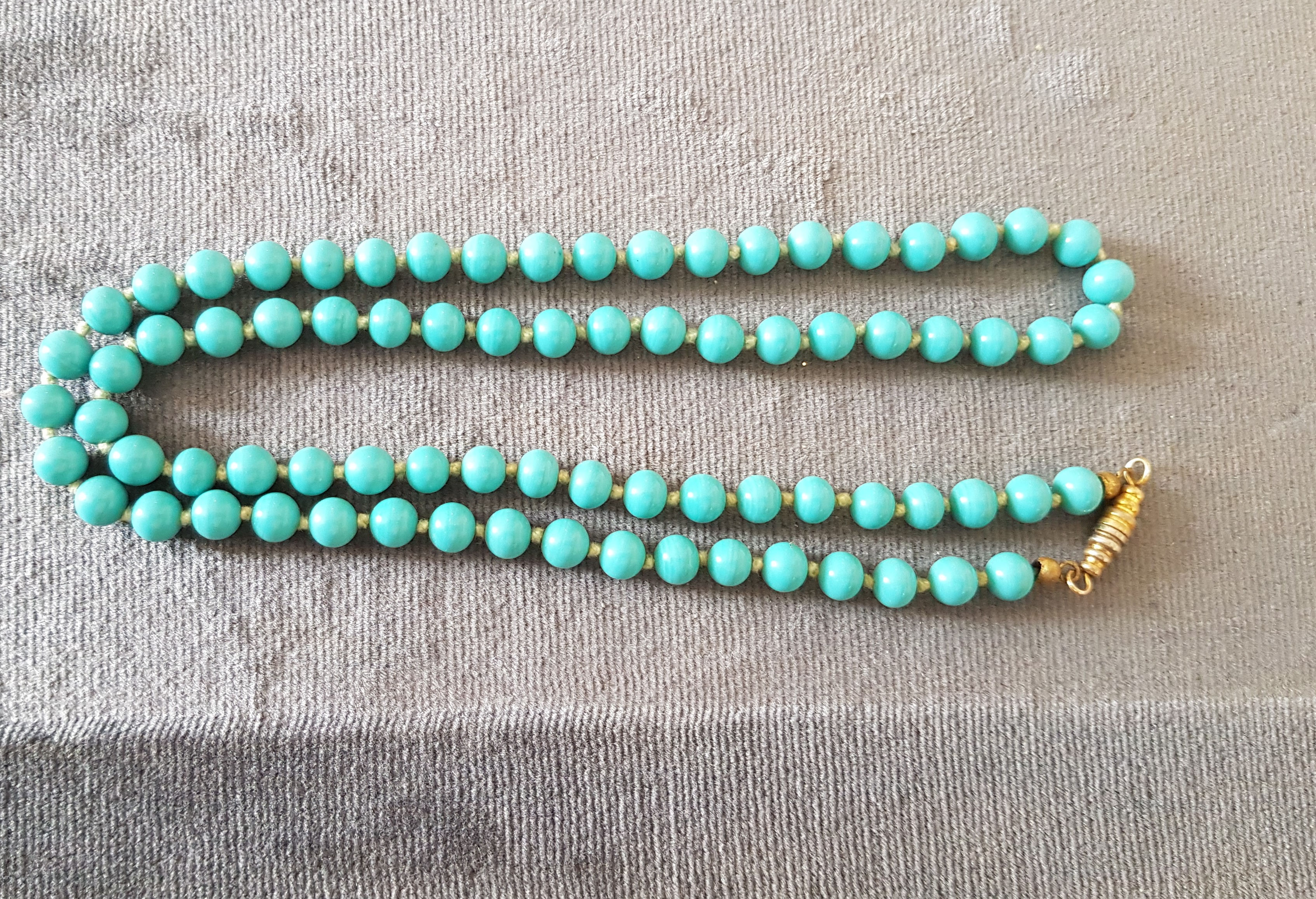 Collana in pietra turchese