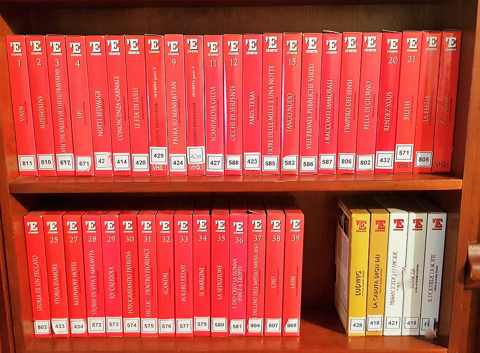 Videocassette VHS "I CLASSICI PROIBITI'"