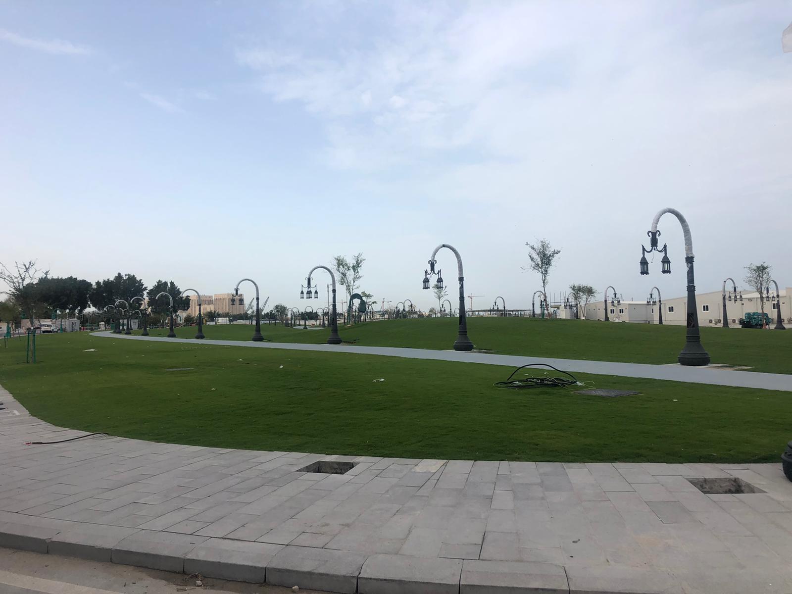 Doha Port Solar Lighting Poles