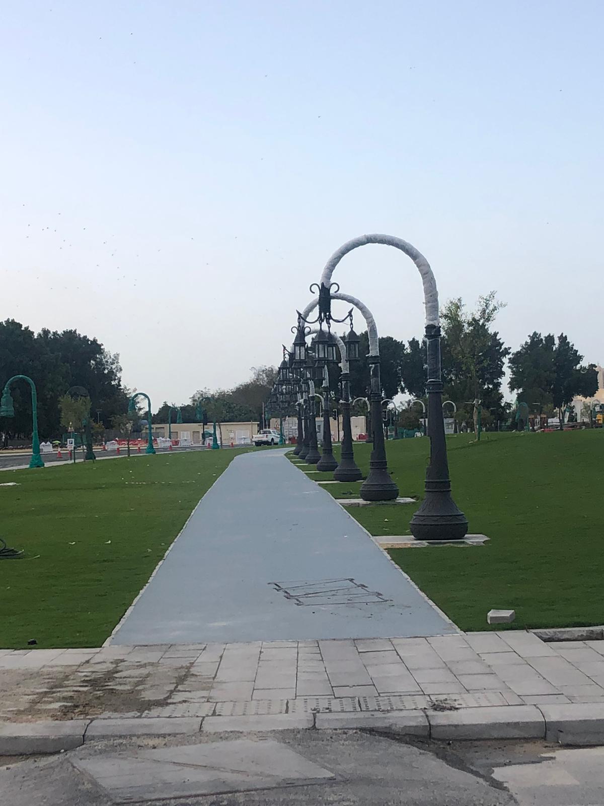 Doha Port Solar Lighting Poles