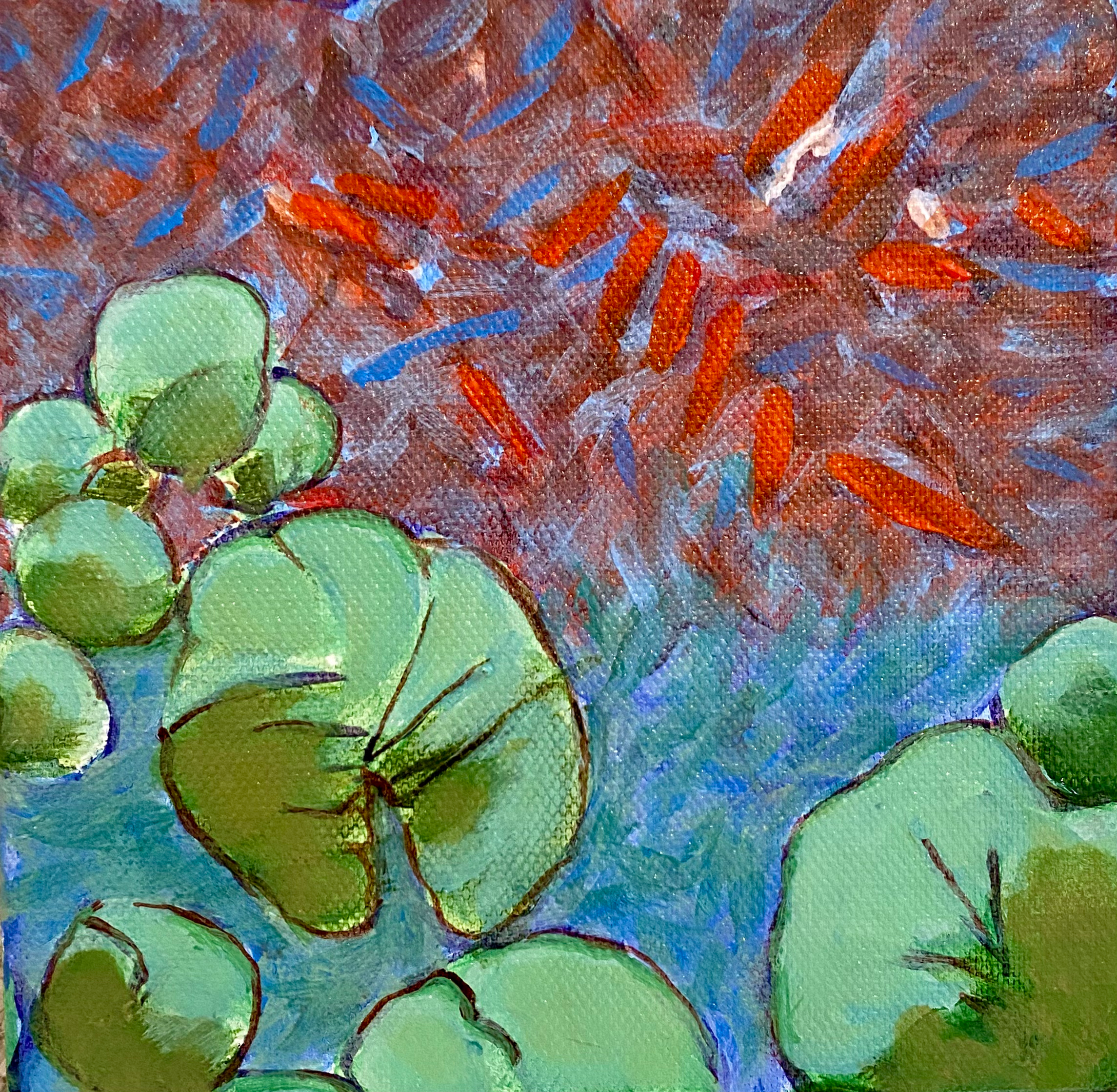 Pond,Lilypads, Goldfish #14