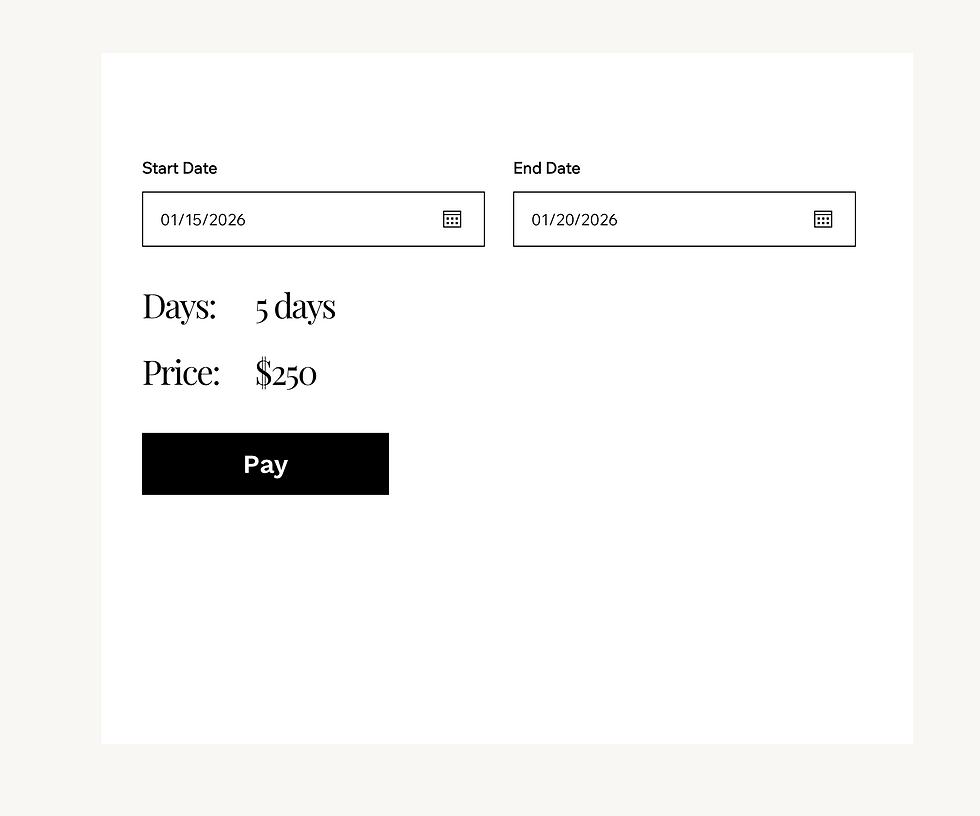 Wix Velo Tutorial: Multiple Day Booking & Payment Integration