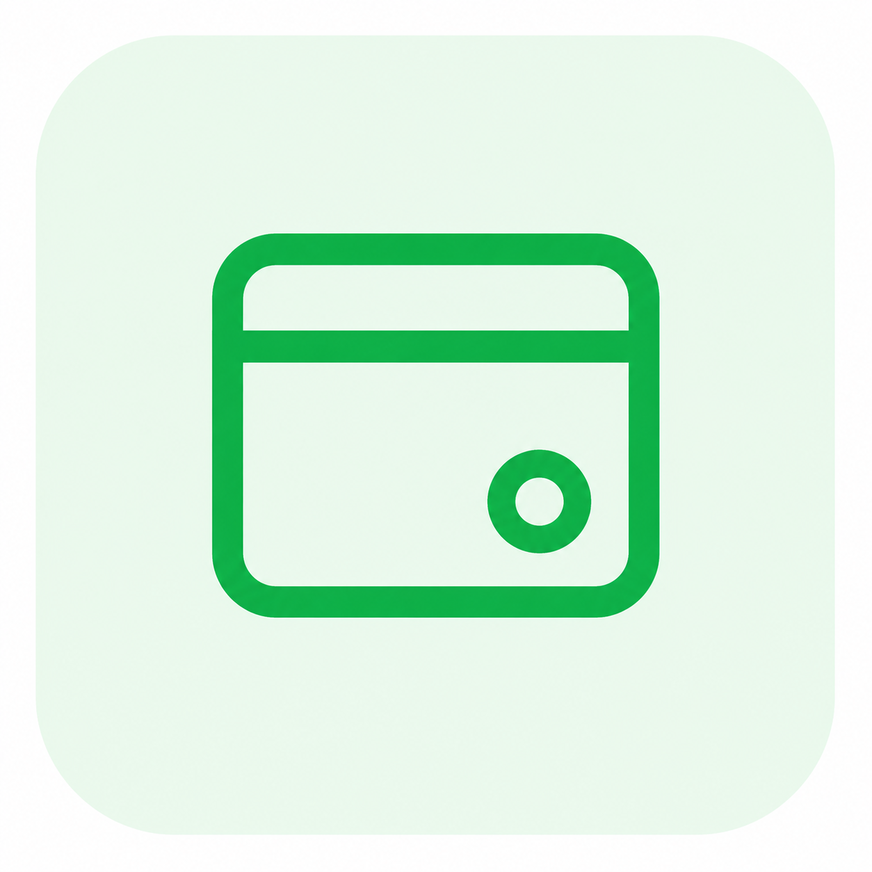 POS payment and cash management icon