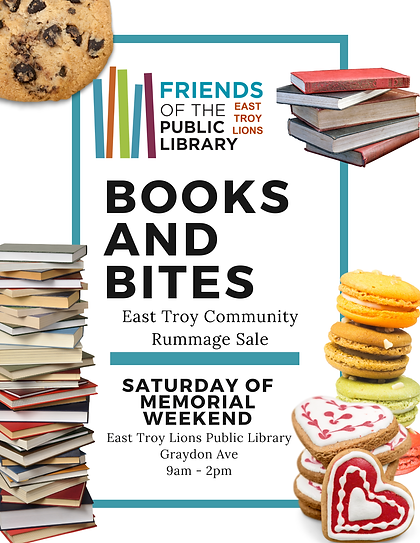 Book sale on Memorial weekend