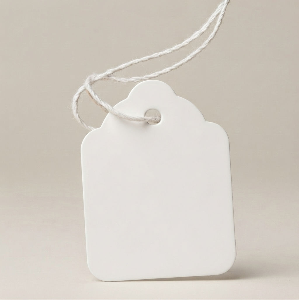 ETIQUETA PARA COLGAR #102 (20 x 39 mm) 1000 PIEZAS