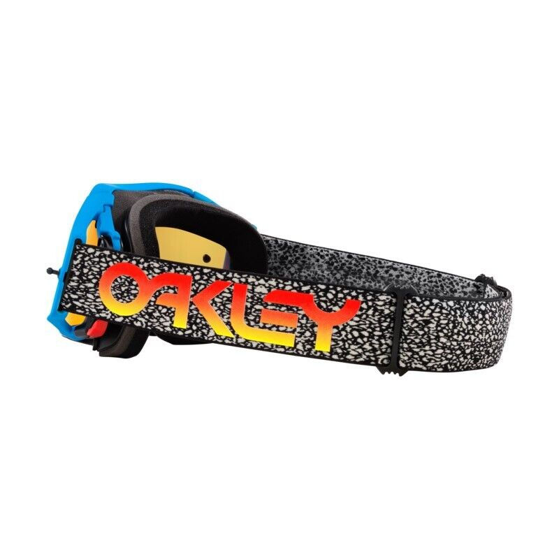 Thumbnail: OAKLEY AIRBRAKE MX BLUE CRACKLE - LENTE PRIZM TORCH IRIDIUM 24
