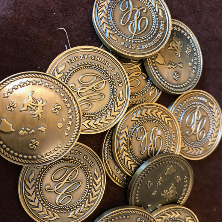 Golden Coins for Incentive Gifts