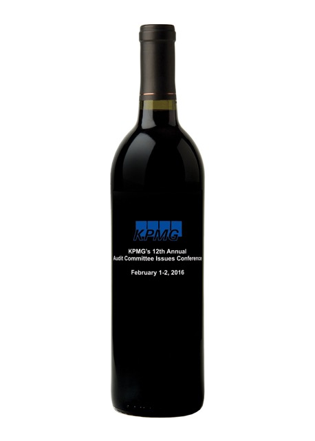 Etched Wine Bottle