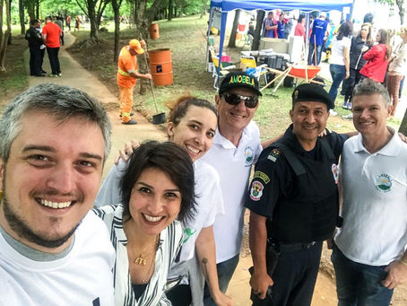 Praça Gustavo Langsch é revitalizada no 33º mutirão Eu Faço POA
