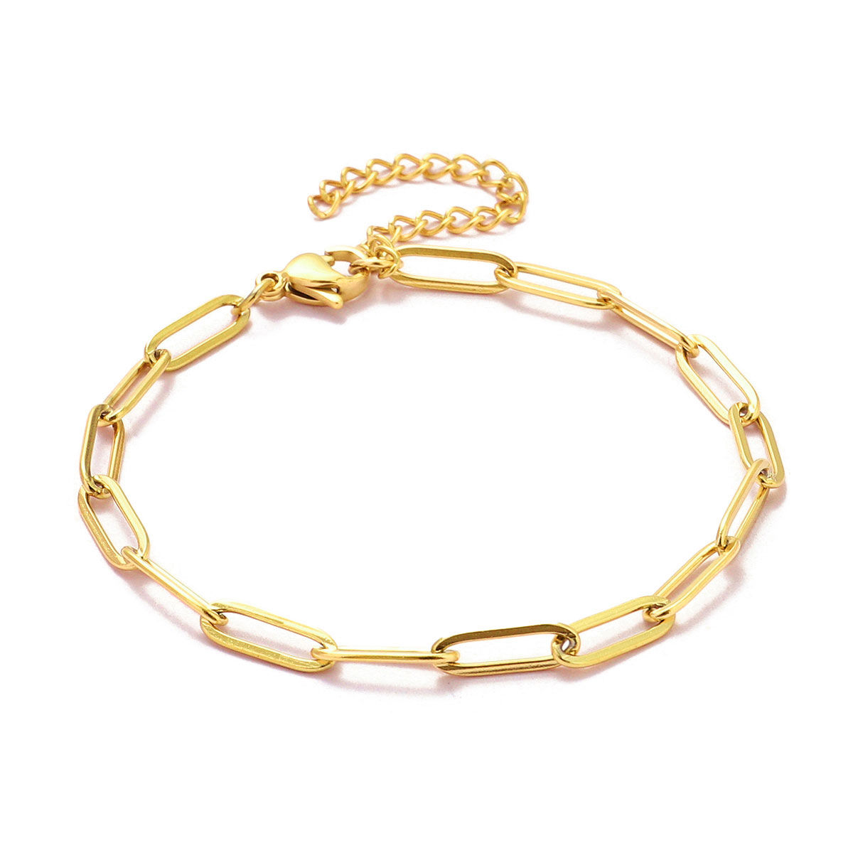 Everyday gold stack 5-piece bracelet set