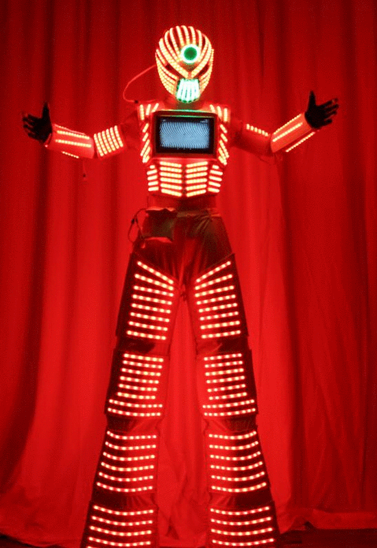 White Bot with Screen