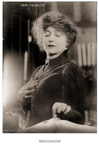Black and white portrait of Maud Allan
