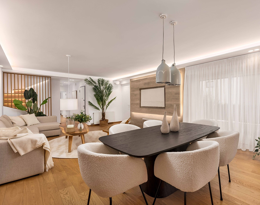 Luxury Penthouse Glyfada Golf Athens Dining Area