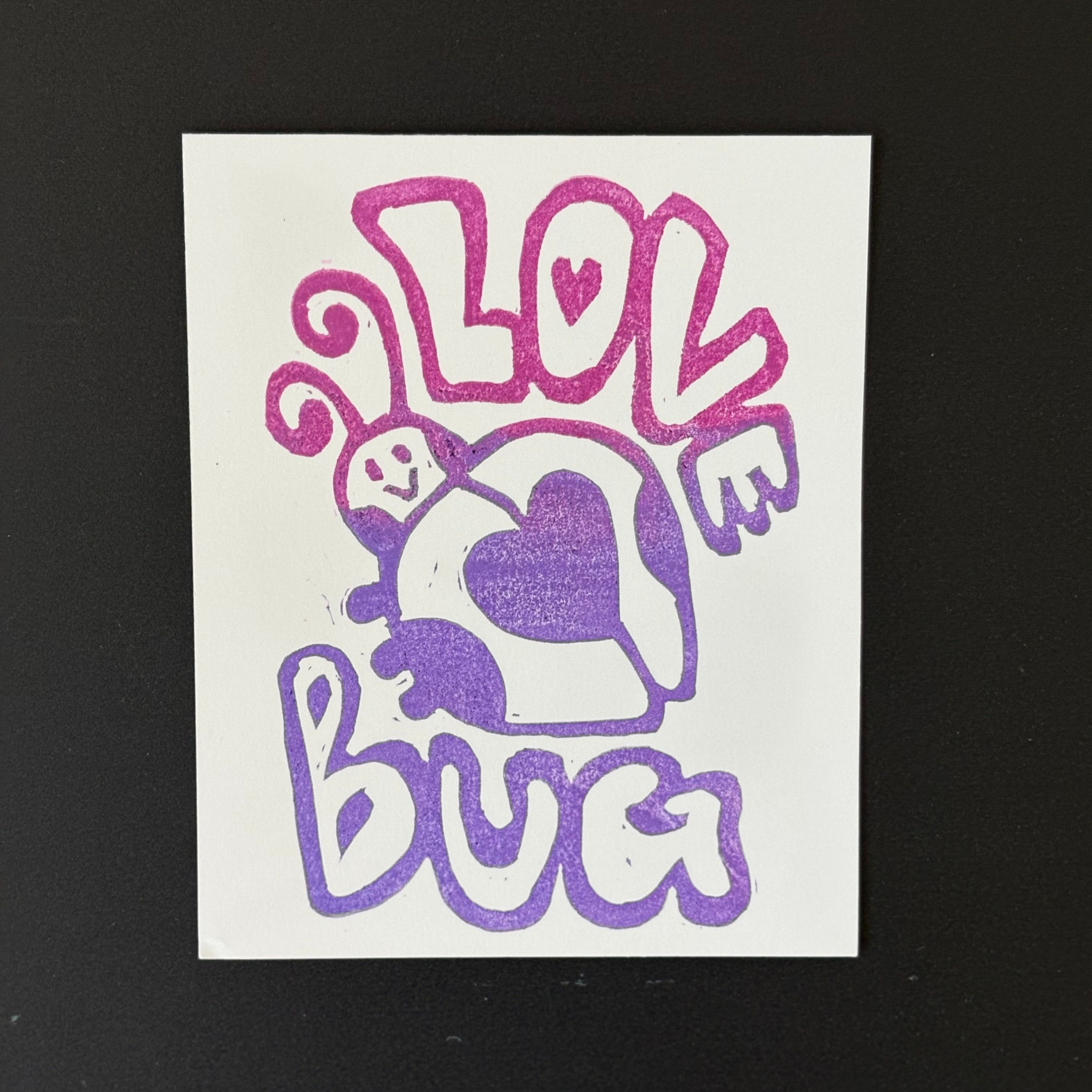 Love Bug Valentine Print
