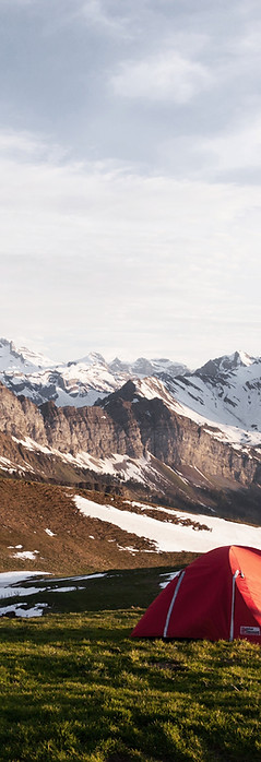 Mountain Camping Scene