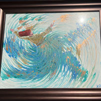 Selma Aziz painting
