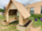 Kit playhouse-garden bed 2