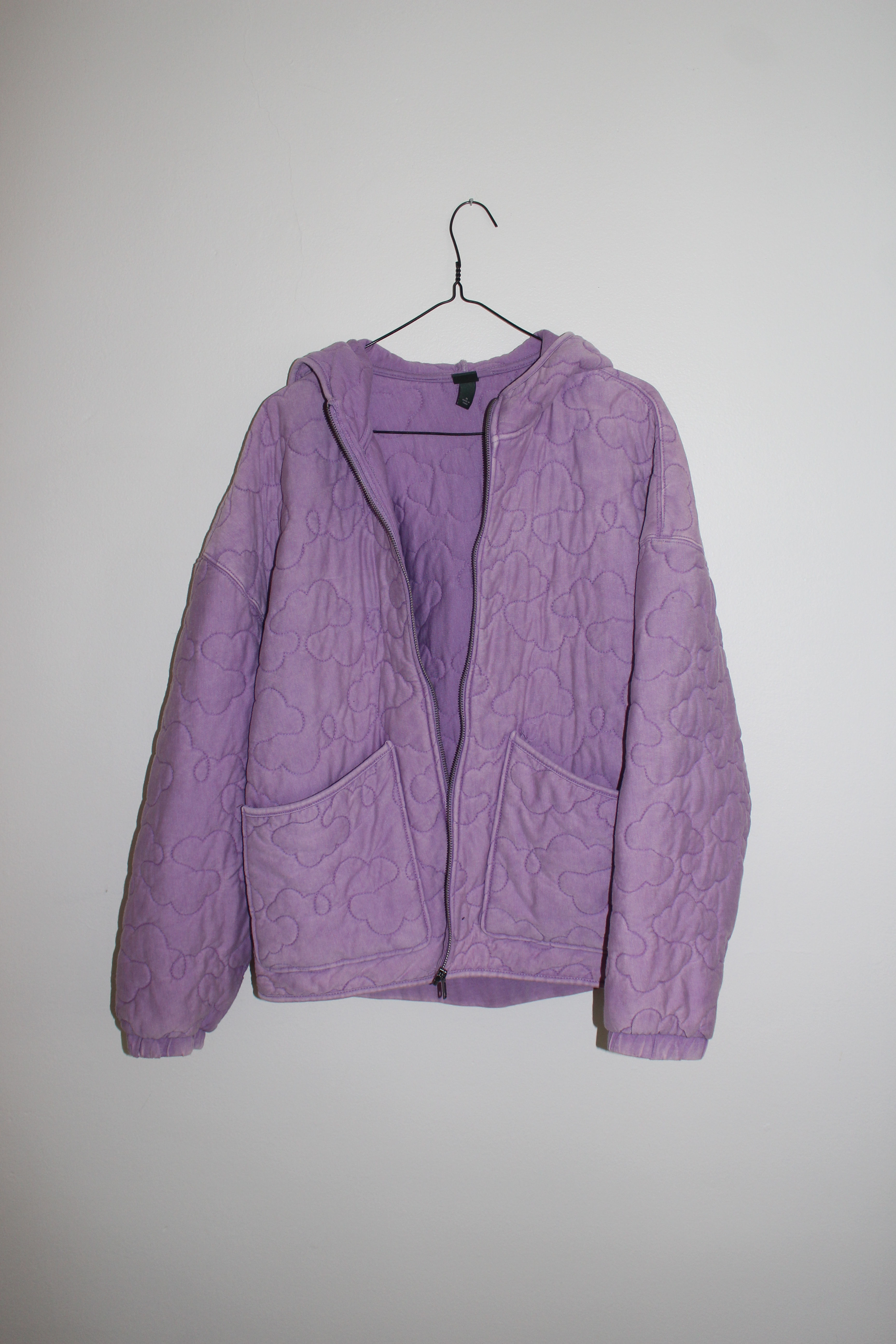 Purple Quilted Jacket