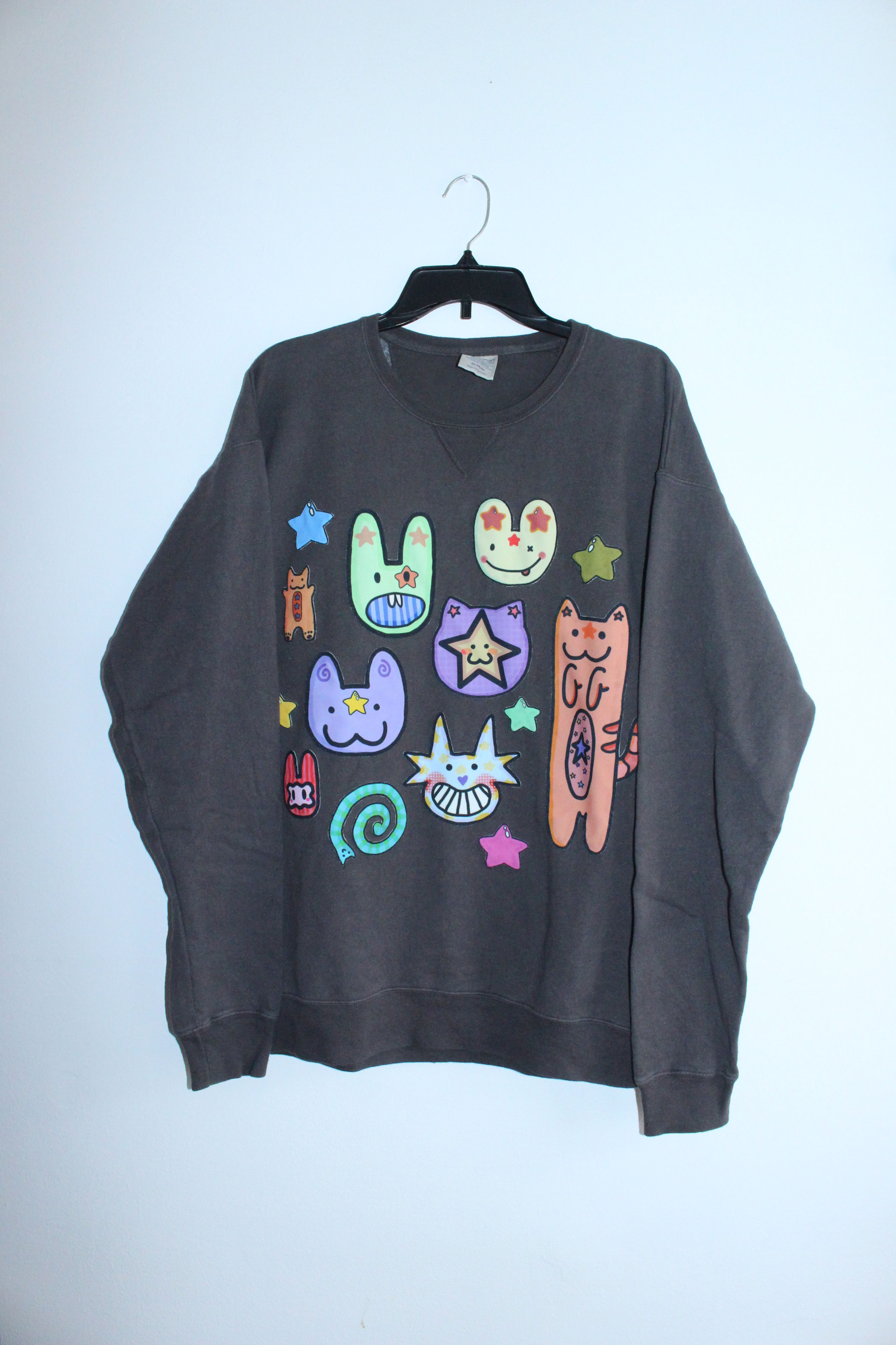 *Made To Order* Funky Friends Patch Crewneck