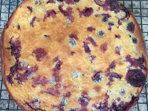 Cherry Clafoutis, a quintessential Provencal dessert