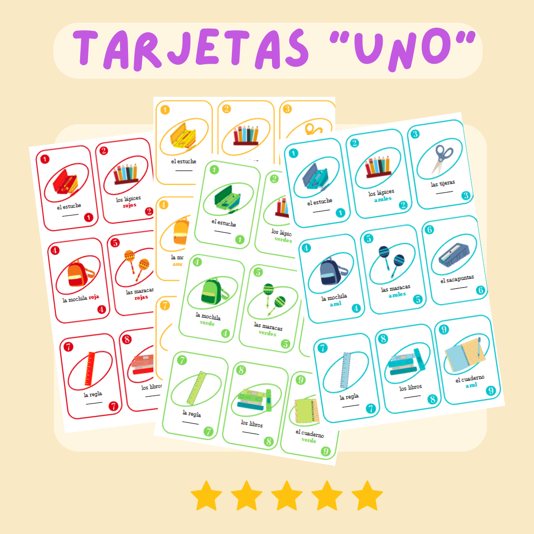 Juego UNO cartas