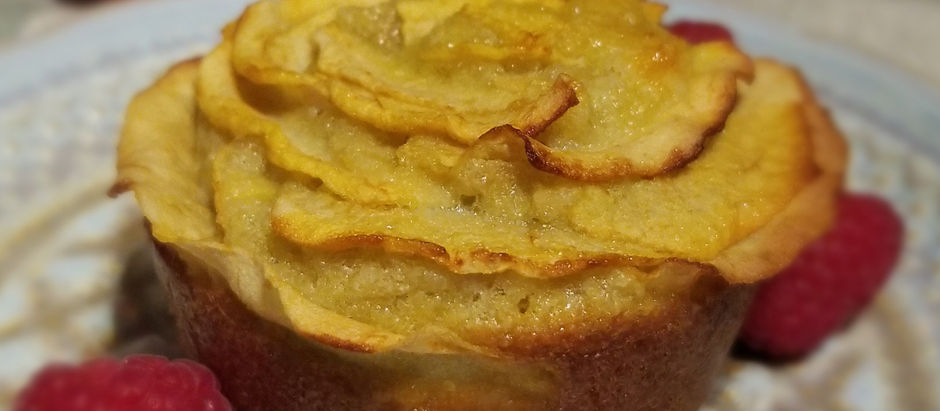 Eat This to Lose Weight - Miracle Gluten-free Apple-Rose Muffins