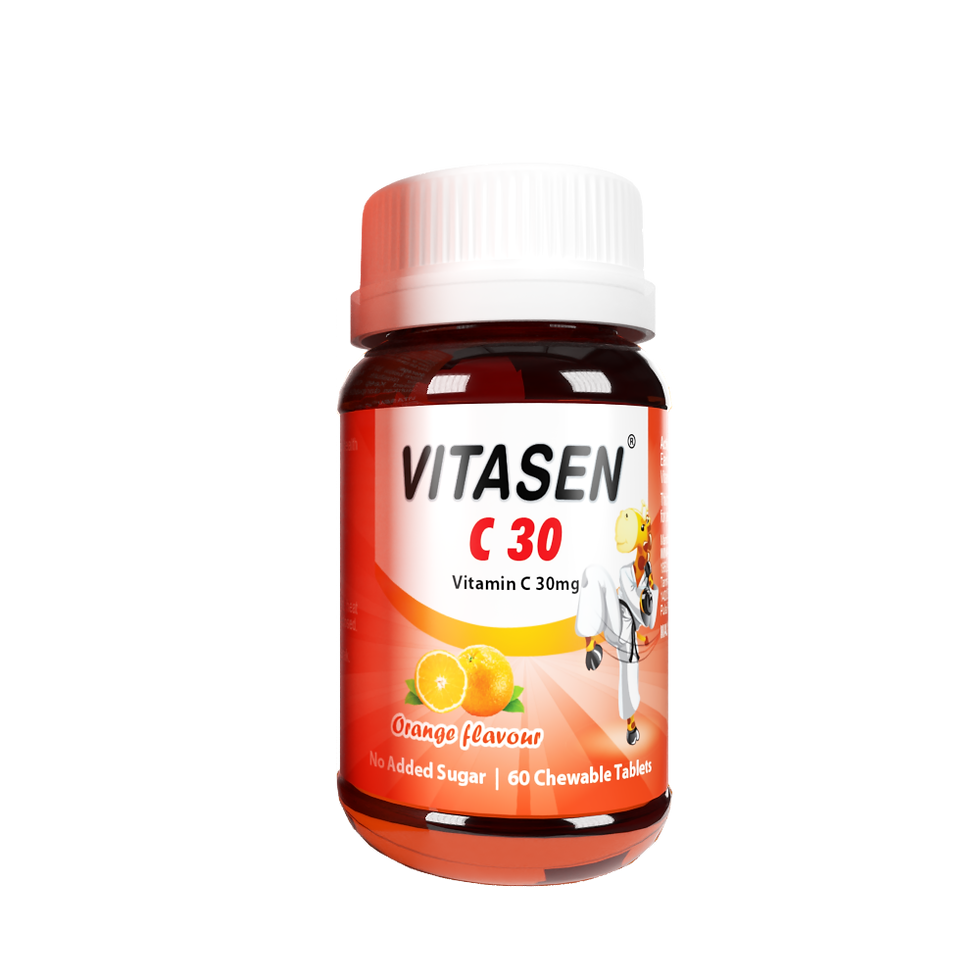 Vitasen C 30 Chewable Tablet-(bottle) -F