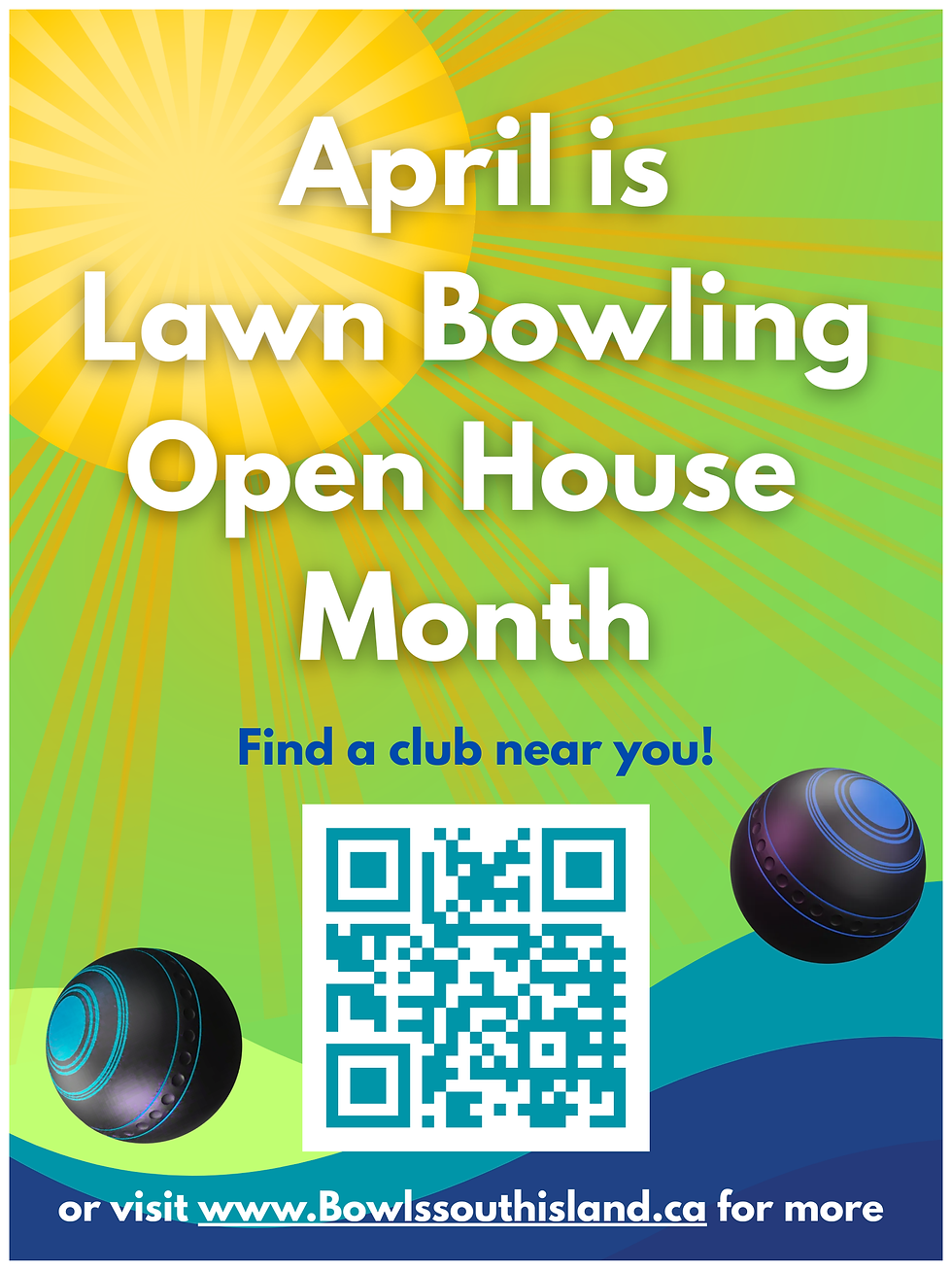 April is Lawn Bowling Open House Month image