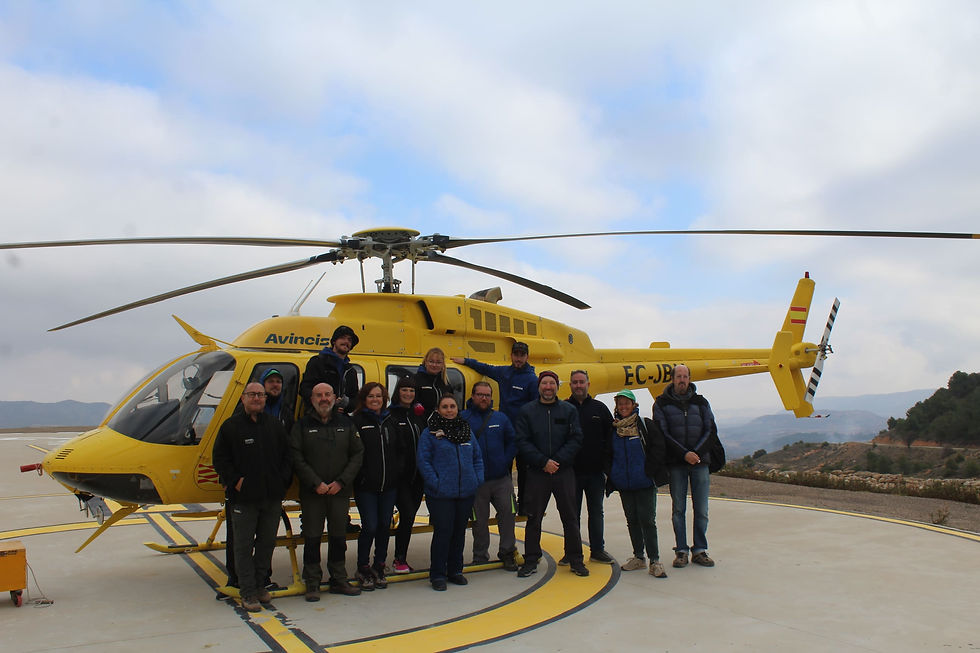 VISITA A LA HELITRANSPORTADA Y AL MONASTERIO DEL DESIERTO DE CALANDA.