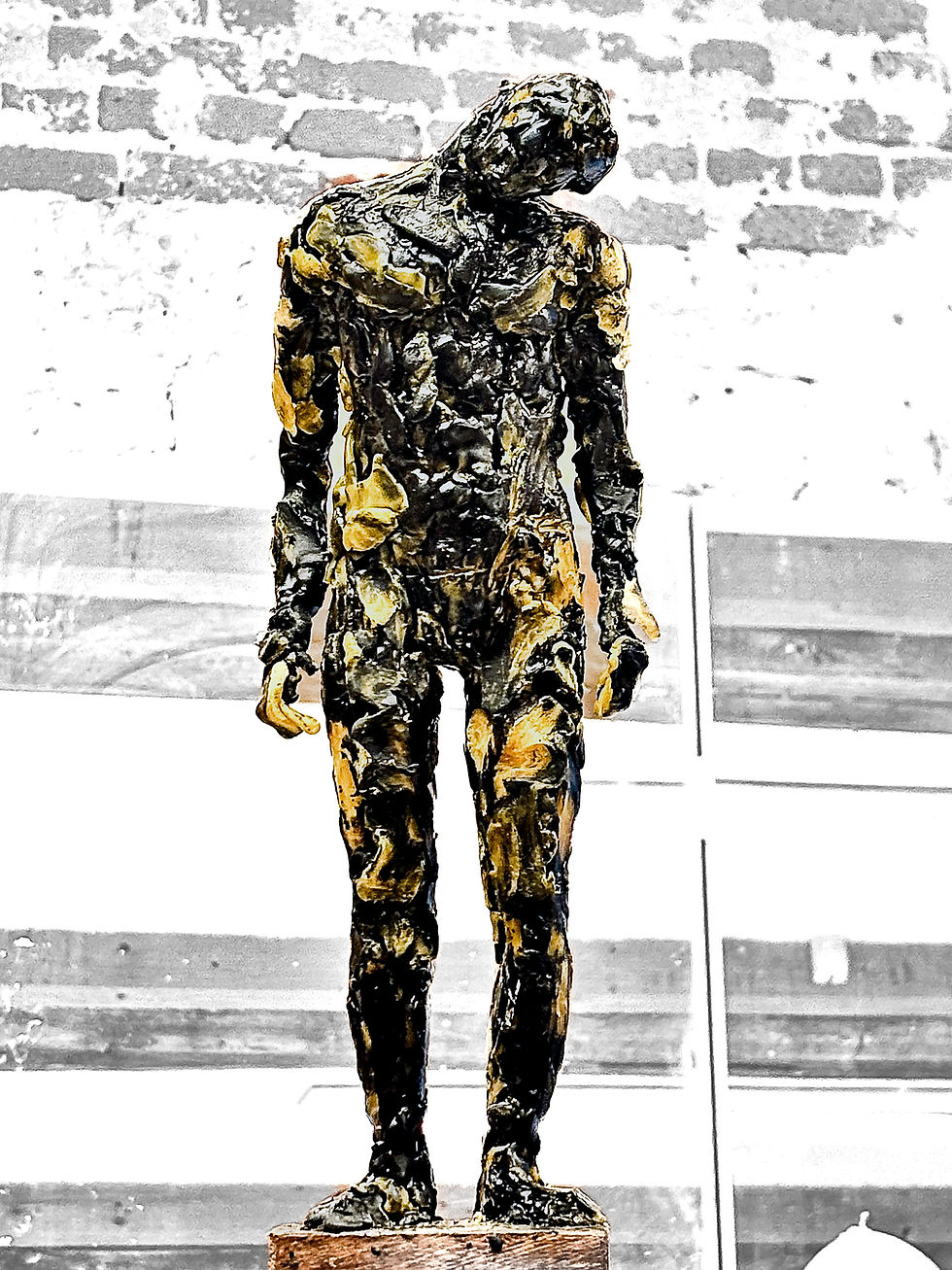 Chaise moderne en fil de fer orange