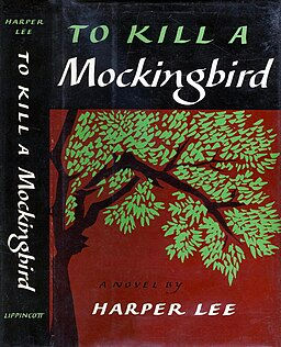 The cover of To Kill a Mockingbird, a 1960 novel by author Harper Lee