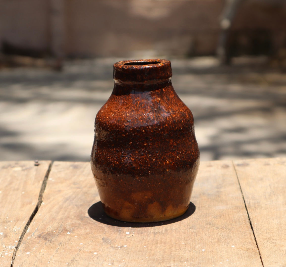 Rustic Fire Vase