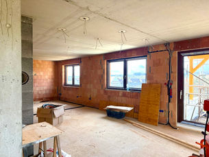 Moderne Elektroinstallation im Neubau