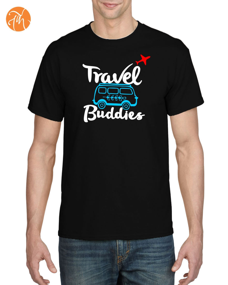 Travel Buddies- Unisex Adults T-shirtK