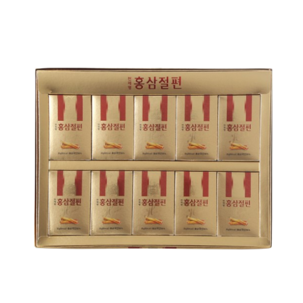 Thumbnail: Honeyed Korean Red Ginseng Slices – 20 g × 10 Packs (Made in Korea)