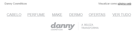 Modelo de cabeçalho de e-mail marketing