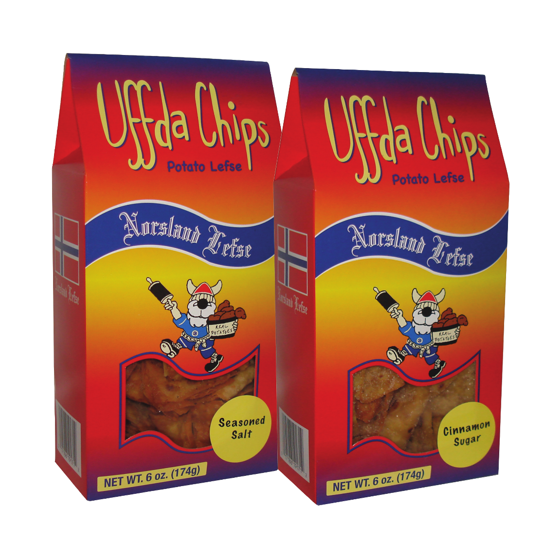 Uffda! Chips - 2-Pack Combo (6oz each)