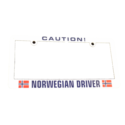 Caution Asian driver license plate frame Decals/Emblems/Licence Frames