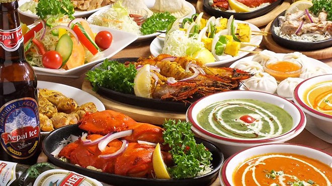 Arranged Food and Objects