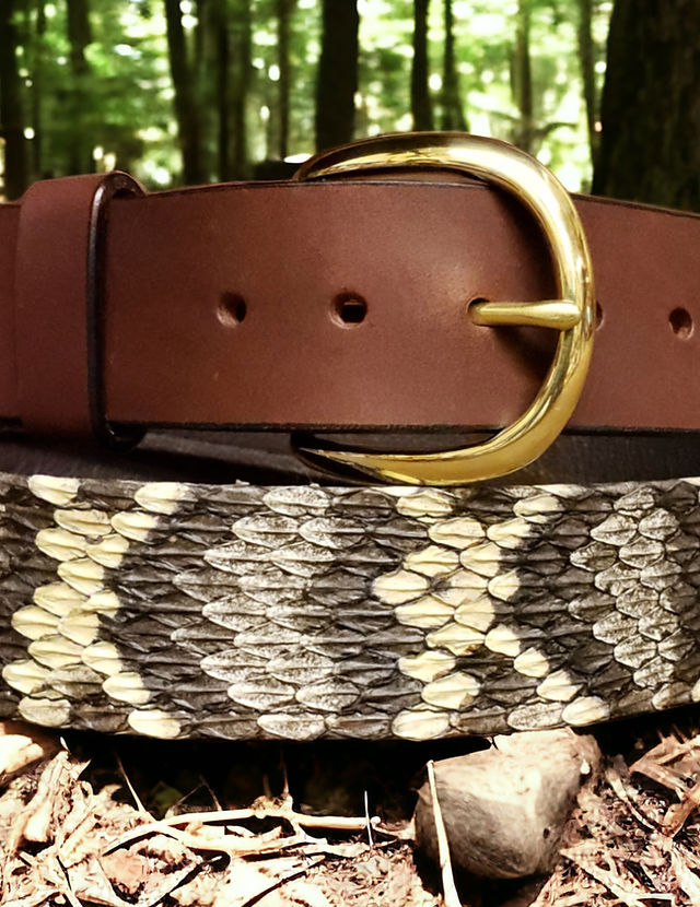 Rattlesnake Belts | The Belt Shop at Hardens Taxidermy | United States