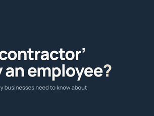 Is your contractor actually an employee?