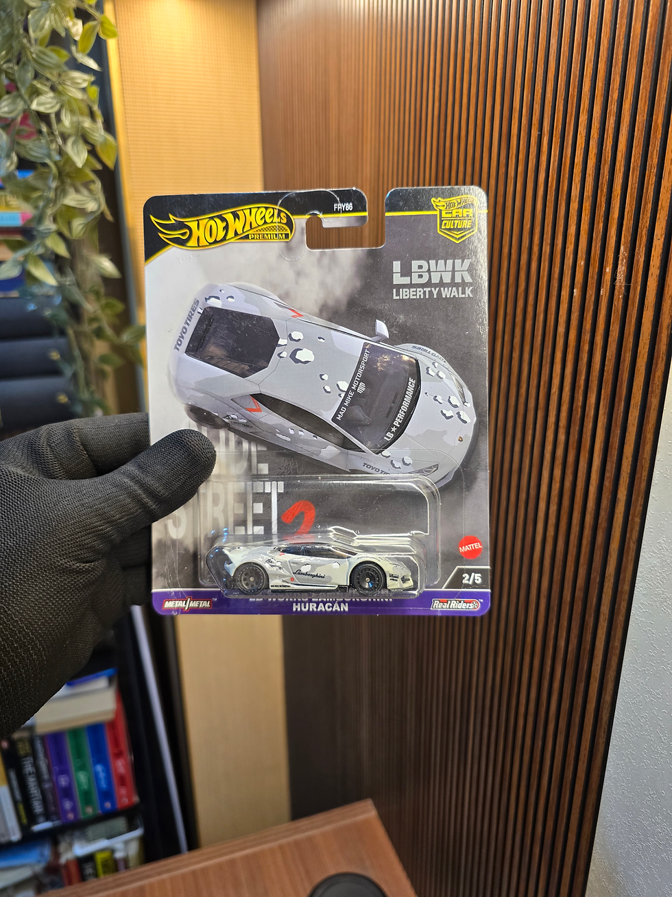 Hot Wheels LB Works Lamborghini Huracán 1:64 diecast car.