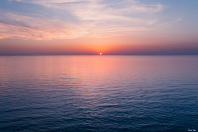 Coucher de soleil à Messanges. Photographie d'art des Landes, Cliché Salé.