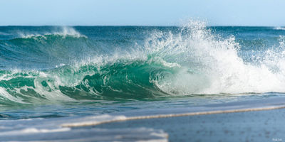 Vague à Vieux-Boucau. Photographie d'art des Landes, Cliché Salé.