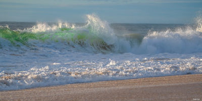 Vague à Messanges. Photographie d'art des Landes, Cliché Salé.