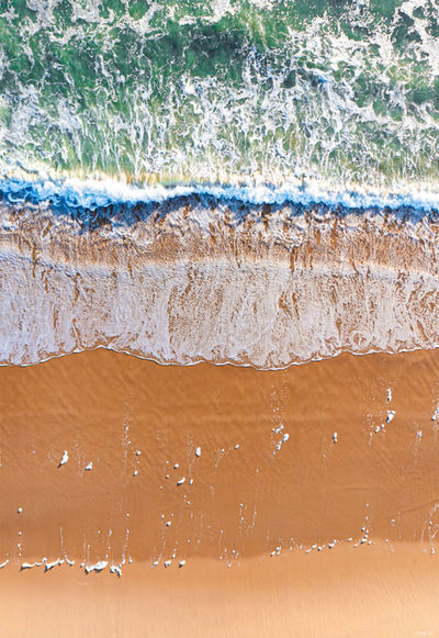Vague vue du ciel à Landes. Photographie d'art des Landes, Cliché Salé.