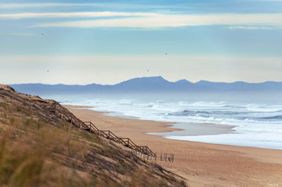 Dune et montagnes à Messanges. Photographie d'art des Landes, Cliché Salé.